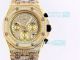 Iced Out Audemars Piguet Replica Royal Oak Chronograph Watch Yellow Gold Diamonds (2)_th.jpg